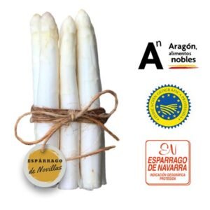 Espárrago blanco fresco calibre +26mm.